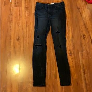 Hollister black high rise jeans